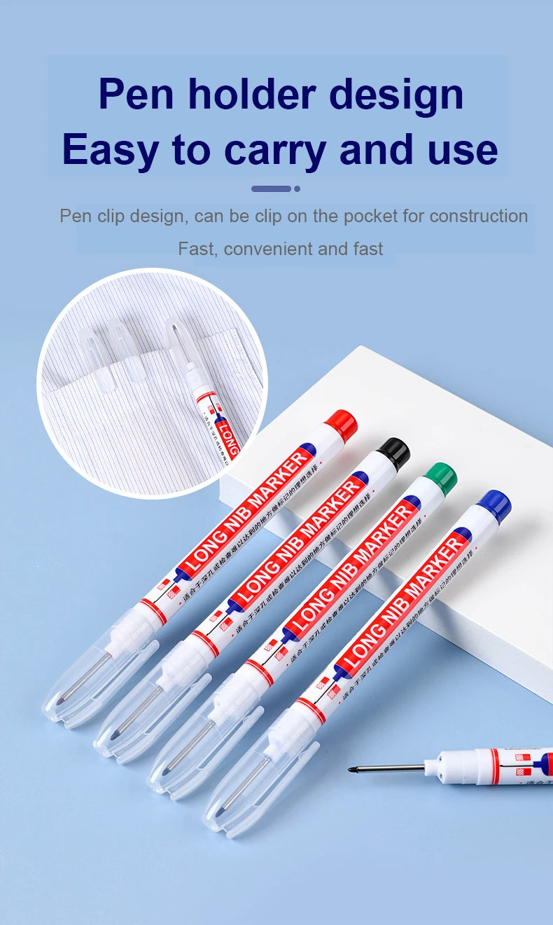 Toddi Spidol Kepala Panjang Long Nib Head Marker Waterproof - 317 Gambar produk Toddi Spidol Kepala Panjang Long Nib Head Marker Waterproof - 317 - 3