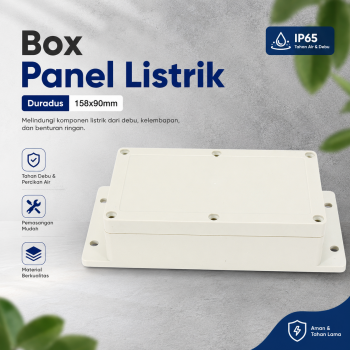 Box Panel Listrik Duradus Junction Box Enclosure Waterproof 158x90mm - B1589