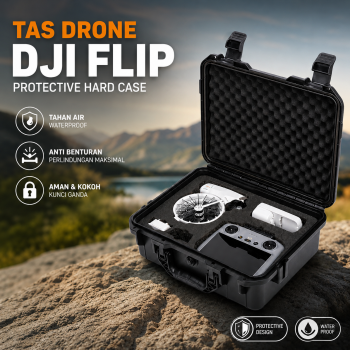 FARAJIAJ Tas Drone DJI Flip Protective Hard Case Waterproof - FJ30