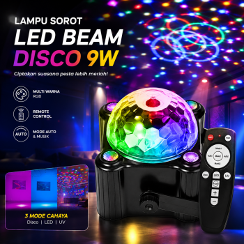 LEIMIYUO Lampu Sorot LED Beam Disco KTV Voice Control Glow Light 9W - LM7009