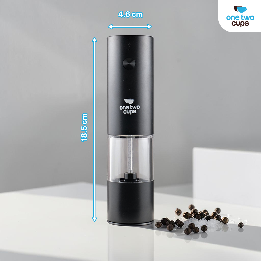 One Two Cups Alat Penggiling Biji Lada Elektrik Grinder 300mAh 70ml - EG-A Gambar produk One Two Cups Alat Penggiling Biji Lada Elektrik Grinder 300mAh 70ml - EG-A - 7