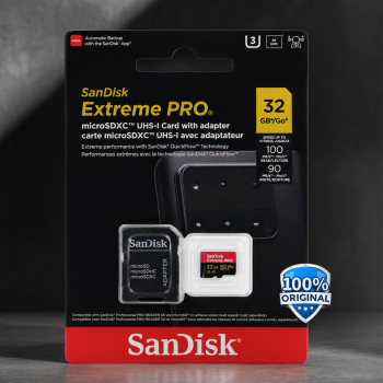 SanDisk Extreme Pro microSD UHS-I Class 10 A1 100MB/s - SDSQXCG