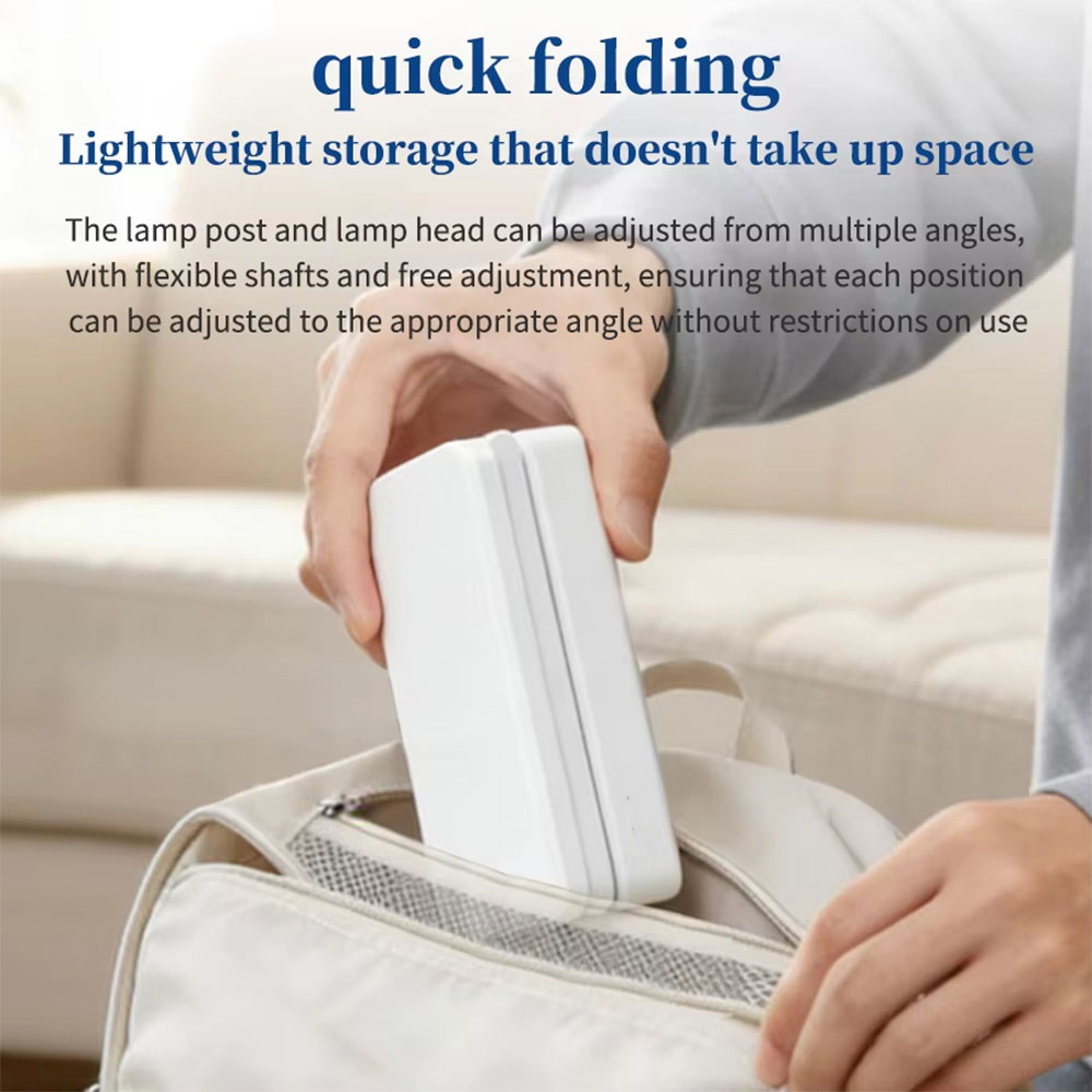 GGBE Lampu Meja Belajar Lipat LED Recharge 3 Color 10W 1500mAh - A24 Gambar produk GGBE Lampu Meja Belajar Lipat LED Recharge 3 Color 10W 1500mAh - A24 - 4