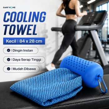 TaffHOME Handuk Microfiber Quick Dry Cooling Ice Towel Silicon Case - S-10