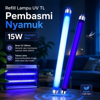 Gambar produk HAICHAO FSL Refill Lampu UV Nyamuk Pembasmi Serangga TL Neon 15W - BLT8