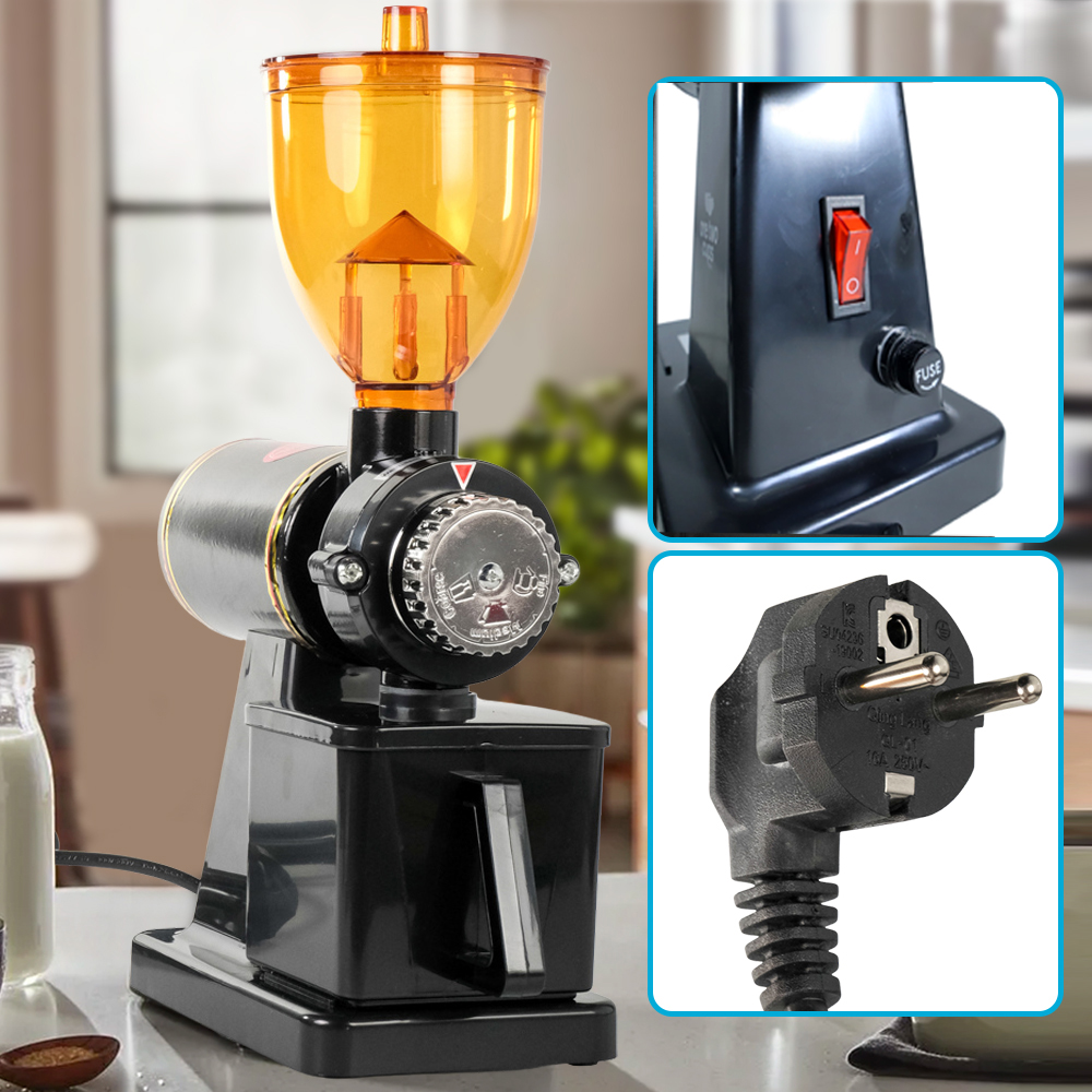 One Two Cups Alat Penggiling Kopi Elektrik Coffee Grinder Adjustable - 600N Gambar produk One Two Cups Alat Penggiling Kopi Elektrik Coffee Grinder Adjustable - 600N - 1