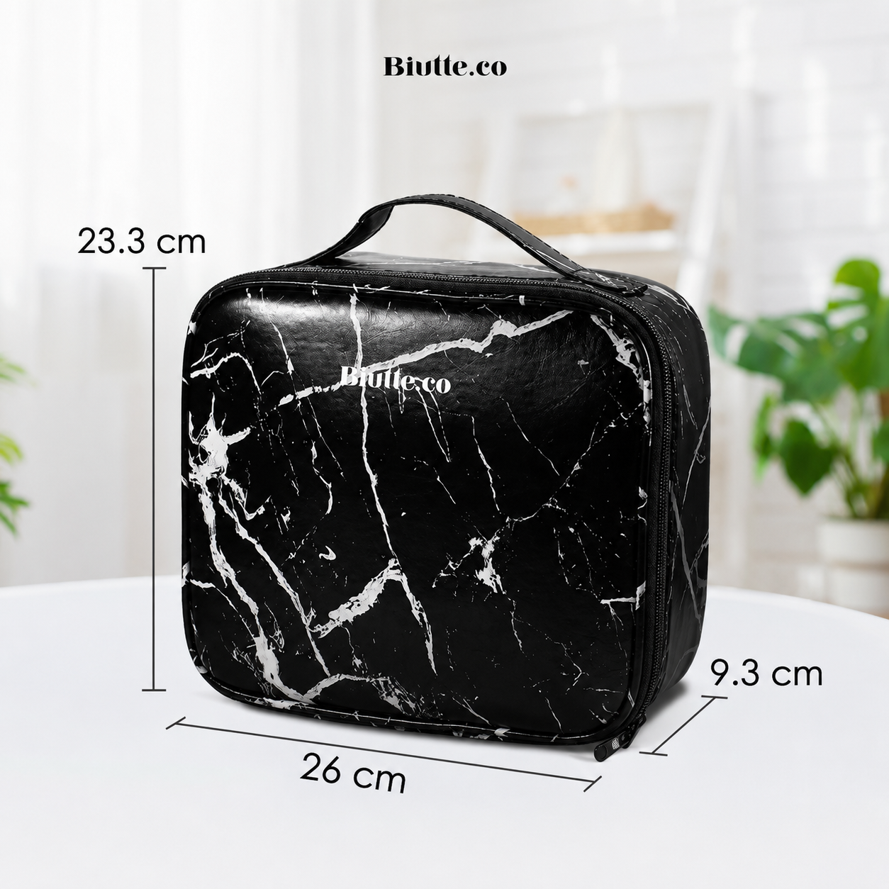 Biutte.co Tas Koper Make Up Travel Cosmetic Big Capacity Waterproof - F119 Gambar produk Biutte.co Tas Koper Make Up Travel Cosmetic Big Capacity Waterproof - F119 - 7