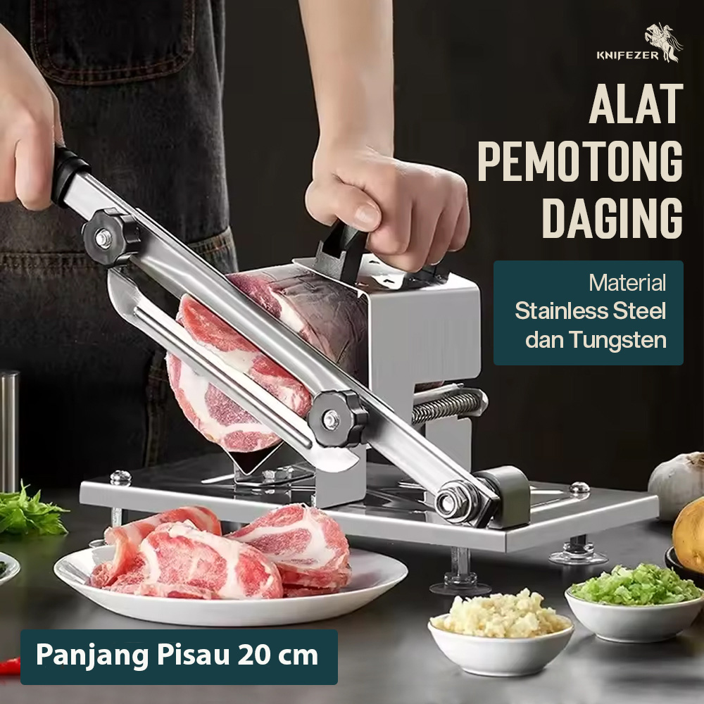 KNIFEZER Alat Slice Daging Meat Lamb Cutter Machine - SKP229 Gambar produk KNIFEZER Alat Slice Daging Meat Lamb Cutter Machine - SKP229 - Utama