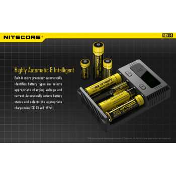Gambar produk Nitecore Intellicharger Universal Battery Charger 4 Slot for Li-ion - NEW i4 - 3