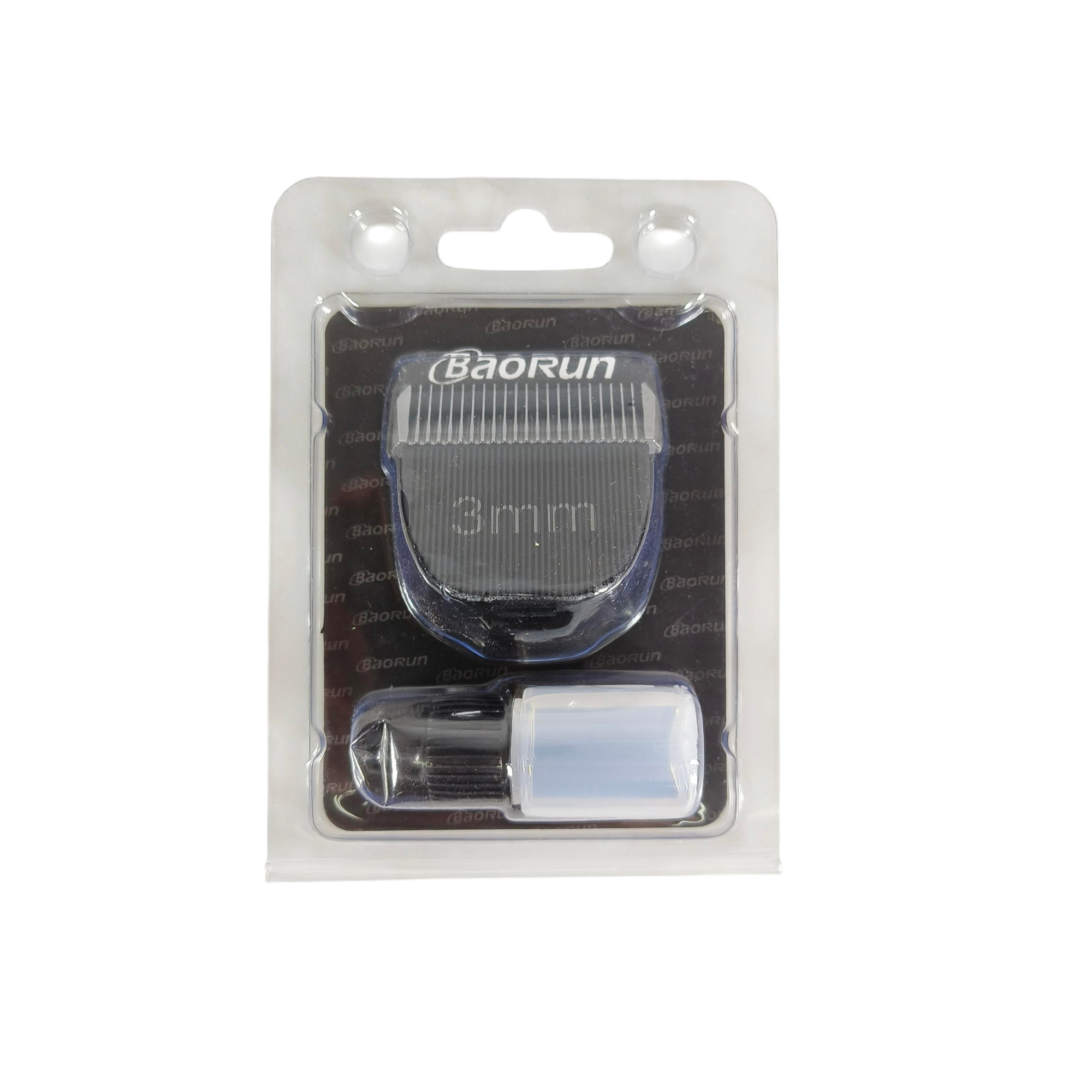 Gambar produk BaoRun Mata Pisau Cukur Hewan Pet Clipper Ceramic Baja Karbon 3mm - B12 - Kemasan