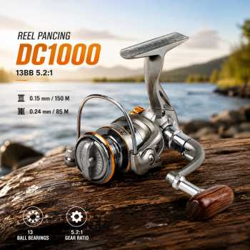 DiaoDeLai Reel Pancing Spinning 13 Ball Bearing Fishing Reel 5.2:1 - DC1000