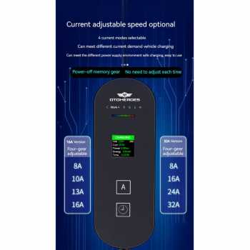 Gambar produk OTOHEROES Charger Mobil Listrik EV 1-Phase 16A 3.5kW EU to Type2Female - MDM51 - 4