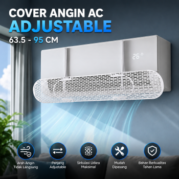 CALAND Cover Angin AC Adjustable Three Board Windshield Deflector - HC0780
