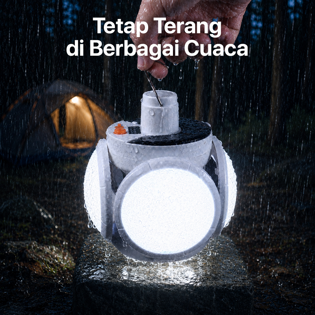 BO LUN Lampu LED Camping Tenda Gantung Solar USB 5 Modes 1200mAh - 2029 Gambar produk BO LUN Lampu LED Camping Tenda Gantung Solar USB 5 Modes 1200mAh - 2029 - 5