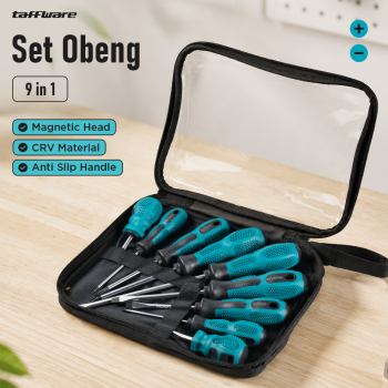 Taffware Obeng Set Reparasi Magnetic Head 9 in 1 - SK803