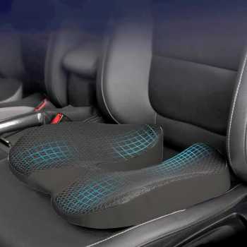 LVLY Bantal Duduk Kursi Mobil Orthopedic Seat Cushion Memory Foam - L-1A