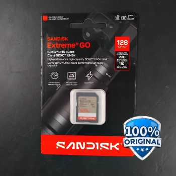 SanDisk Extreme GO SDXC/HC UHS-I Card U3 V30 4K UHD 230MB/s - SDSDXGN