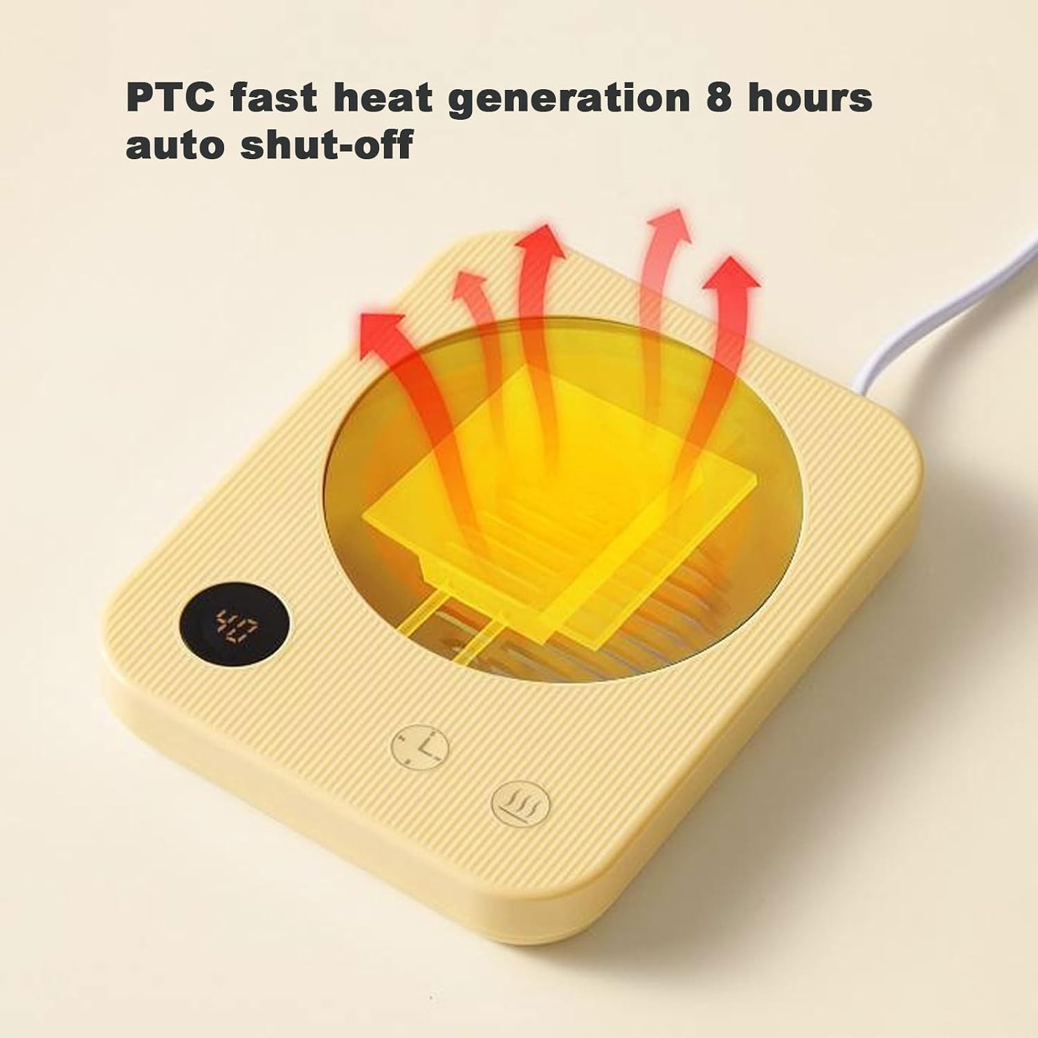 Donirt Tatakan Pemanas Gelas Coffee Cup Warmer Heating Pad Coaster - WJ-NB10 Gambar produk Donirt Tatakan Pemanas Gelas Coffee Cup Warmer Heating Pad Coaster - WJ-NB10 - 1