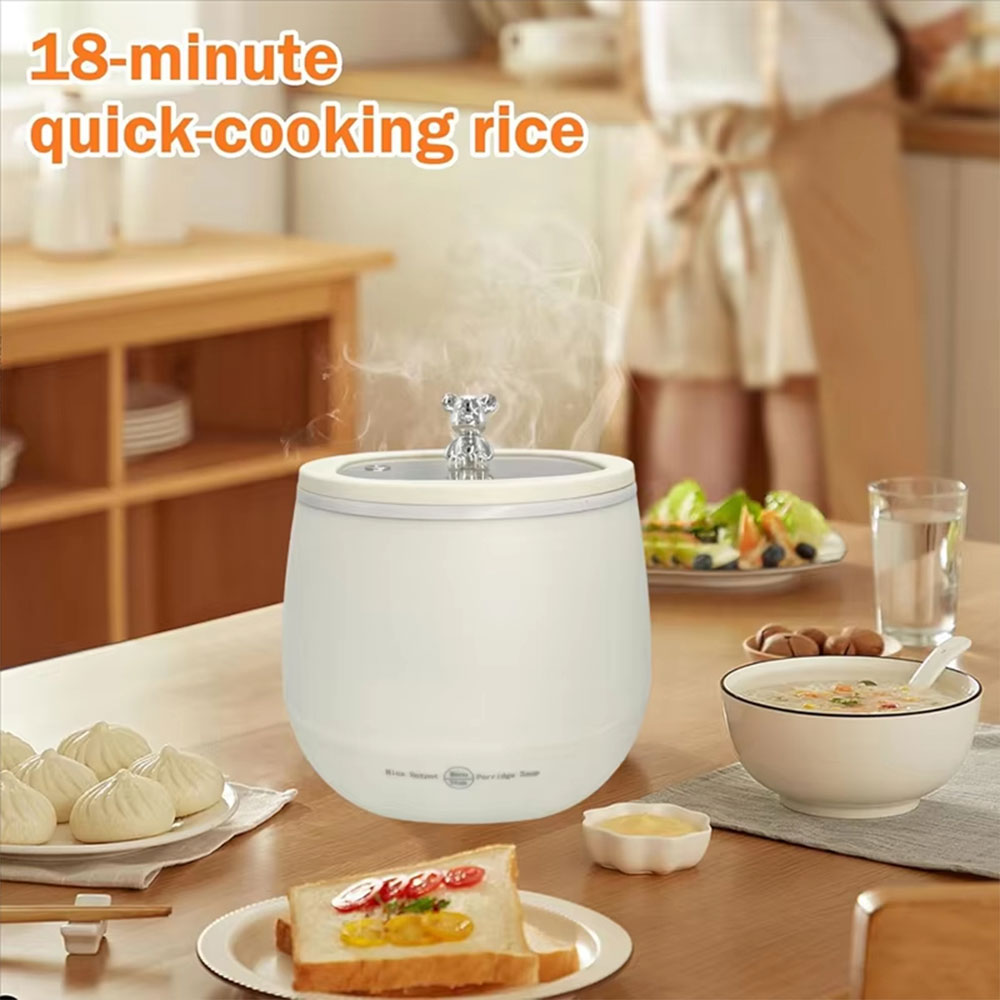 TaffHOME Rice Cooker Mini Penanak Nasi Multifungsi Non Stick 1.8L 450W - JKS16S Gambar produk TaffHOME Rice Cooker Mini Penanak Nasi Multifungsi Non Stick 1.8L 450W - JKS16S - 1