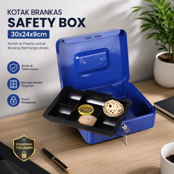 TaffGUARD Brankas Kotak Uang Emas Anti Maling Safety Box - HC-30A