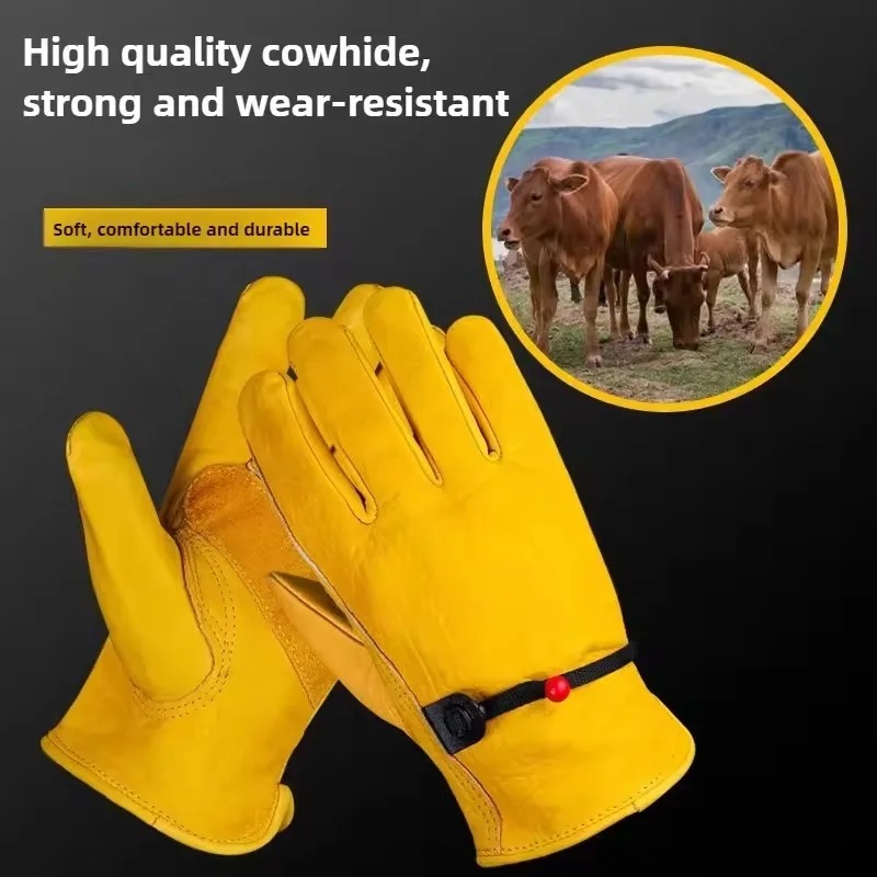 Lamount Sarung Tangan Las Kulit Sapi Cowhide Welding Gloves L - STL-25 Gambar produk Lamount Sarung Tangan Las Kulit Sapi Cowhide Welding Gloves L - STL-25 - 1