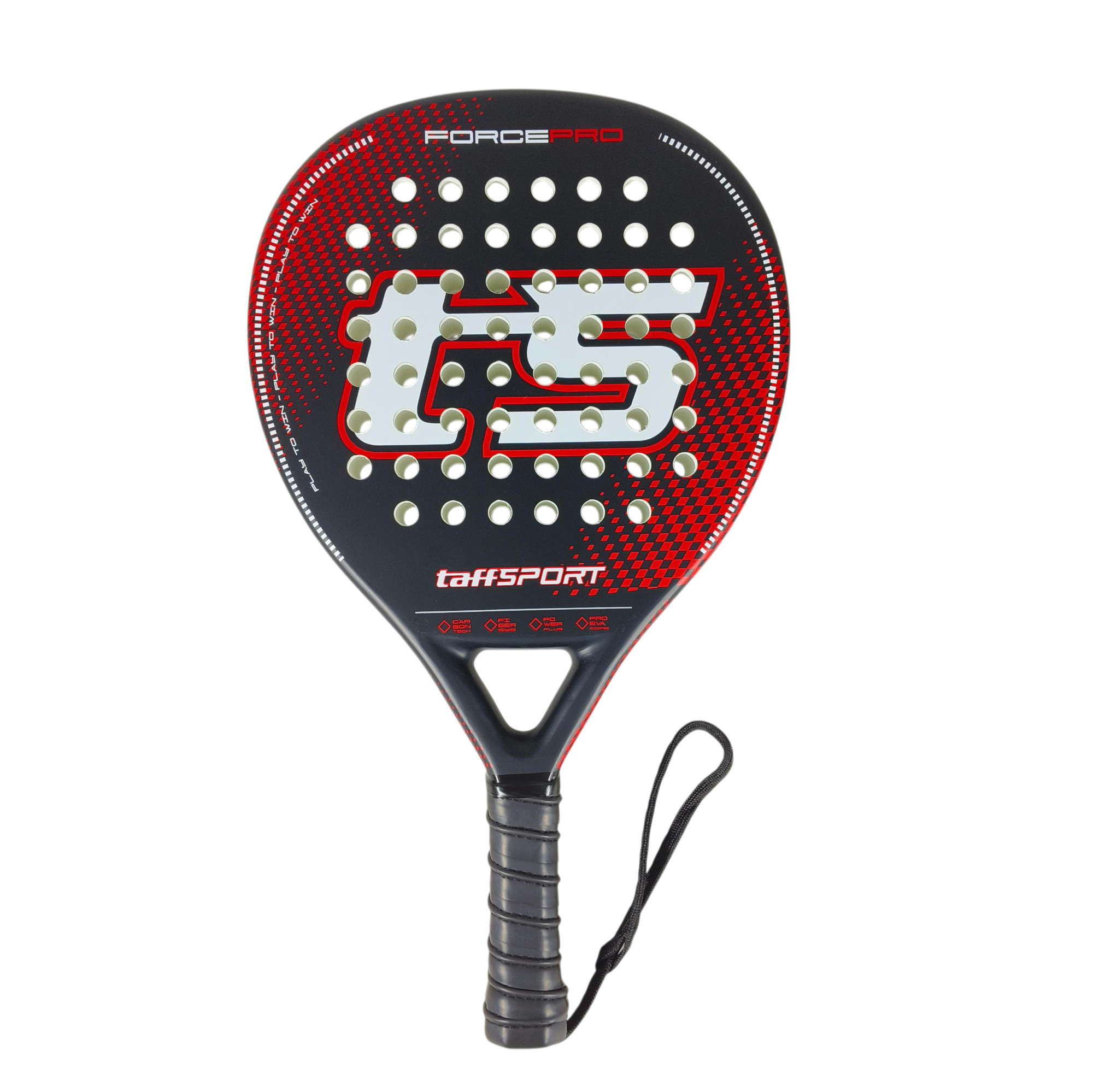 Gambar produk TaffSPORT Raket Padel Teardrop Carbon Fiber 3.8cm Thickness 360g - 4013 - 5