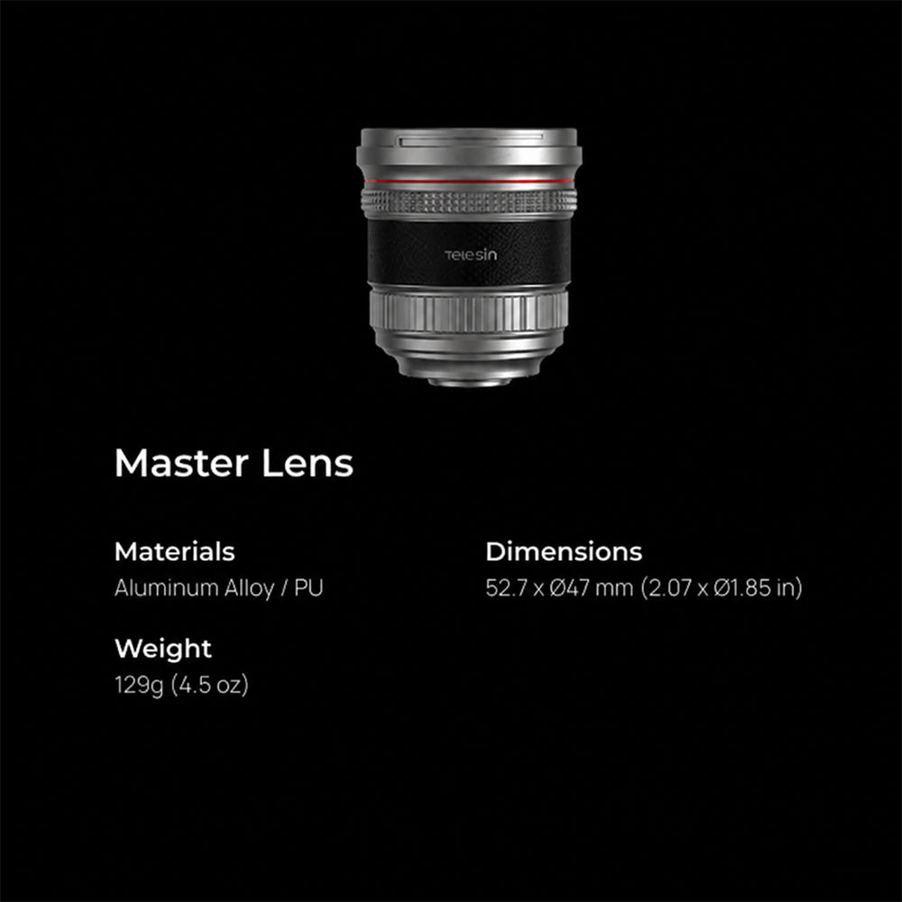 Gambar produk TELESIN Lensa Telephoto ED Glass 2X 200mm for IPhone 17 Pro - P5-FLT-014-TIP - 7