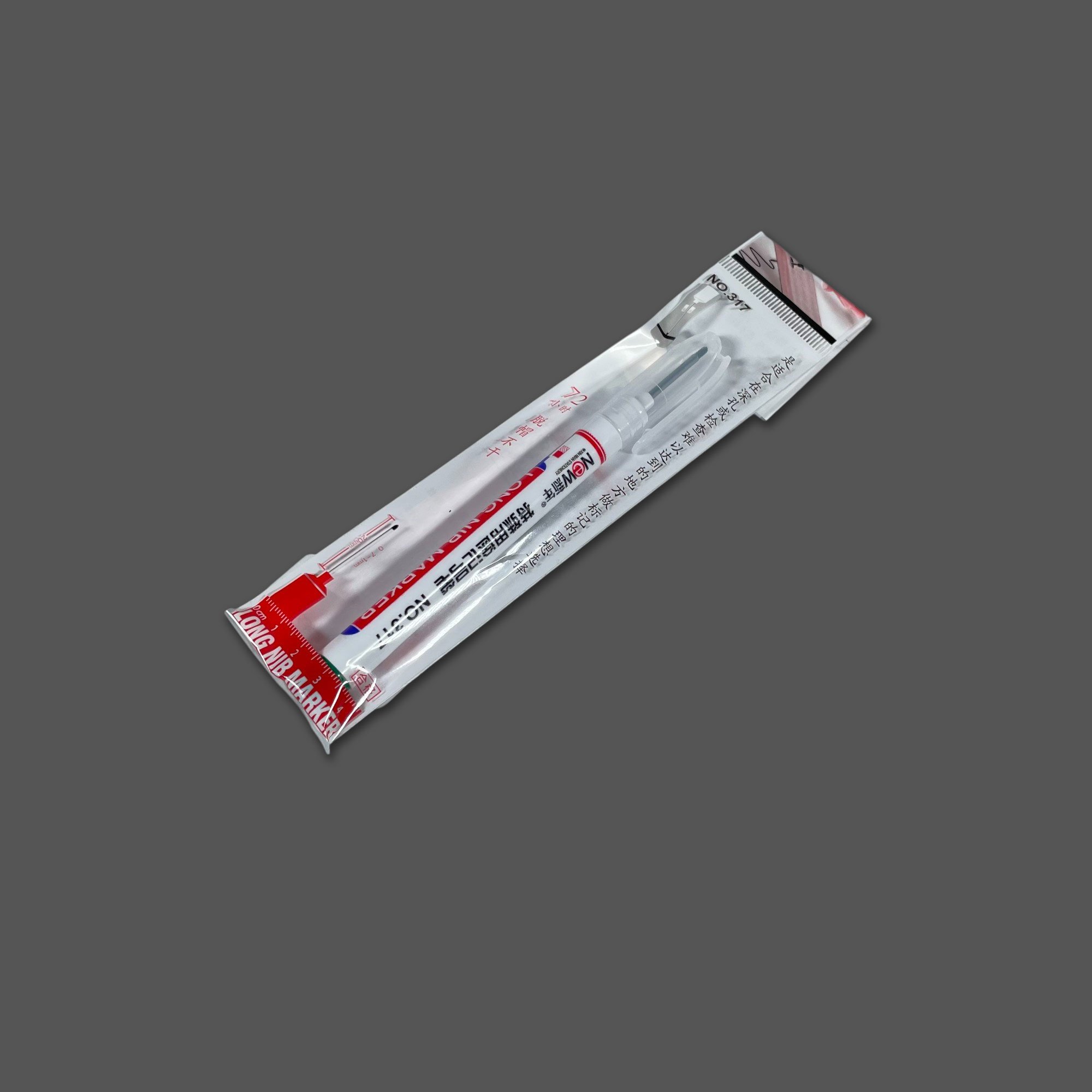 Toddi Spidol Kepala Panjang Long Nib Head Marker Waterproof - 317 Gambar produk Toddi Spidol Kepala Panjang Long Nib Head Marker Waterproof - 317 - Kemasan