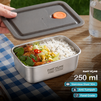 TaffHOME Kotak Makan Lunch Box Multifunction Stainless Steel 304 - AC-21