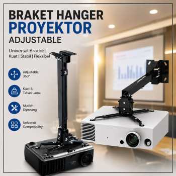 Taffware Braket Hanger Proyektor Adjustable Universal Bracket - NB-P1