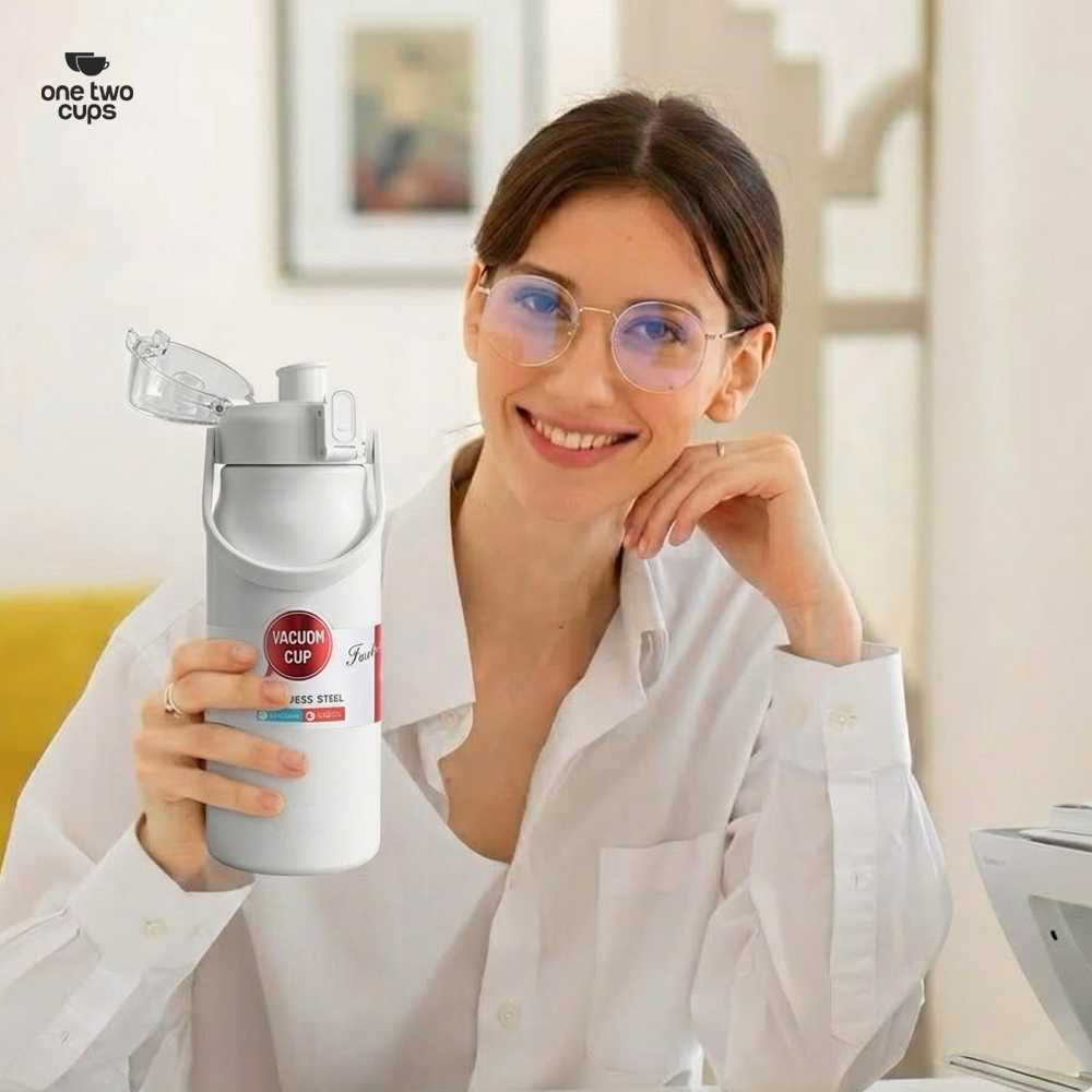 One Two Cups Botol Minum Tumbler Air Panas Dingin Double Spout 1.7L - ZY269 Gambar produk One Two Cups Botol Minum Tumbler Air Panas Dingin Double Spout 1.7L - ZY269 - 5