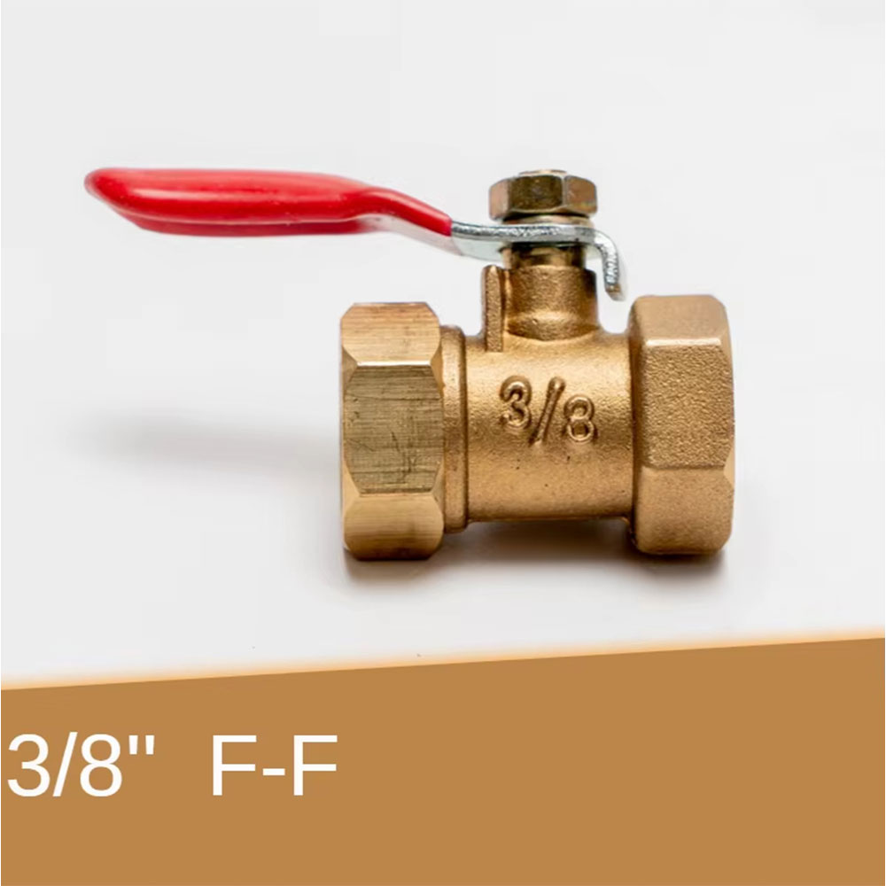 NFJM Ball Valve Stop Keran Mini Copper Gas Water Long Nose Handle Female to Female 3/8 - DN20 Gambar produk NFJM Ball Valve Stop Keran Mini Copper Gas Water Long Nose Handle Female to Female 3/8 - DN20 - Kemasan