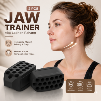 TaffSPORT Alat Latihan Rahang Silicone Mewing Jaw Trainer Ball 2 PCS - TM734