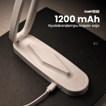 Gambar produk TaffLED Lampu Meja Belajar Rechargeable Foldable 3 Color 8W - 1308 - 4