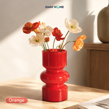 TaffHOME Vas Bunga Kaca Nordic Bottle Vase Flower Pot Home Decor 18cm - AM-18