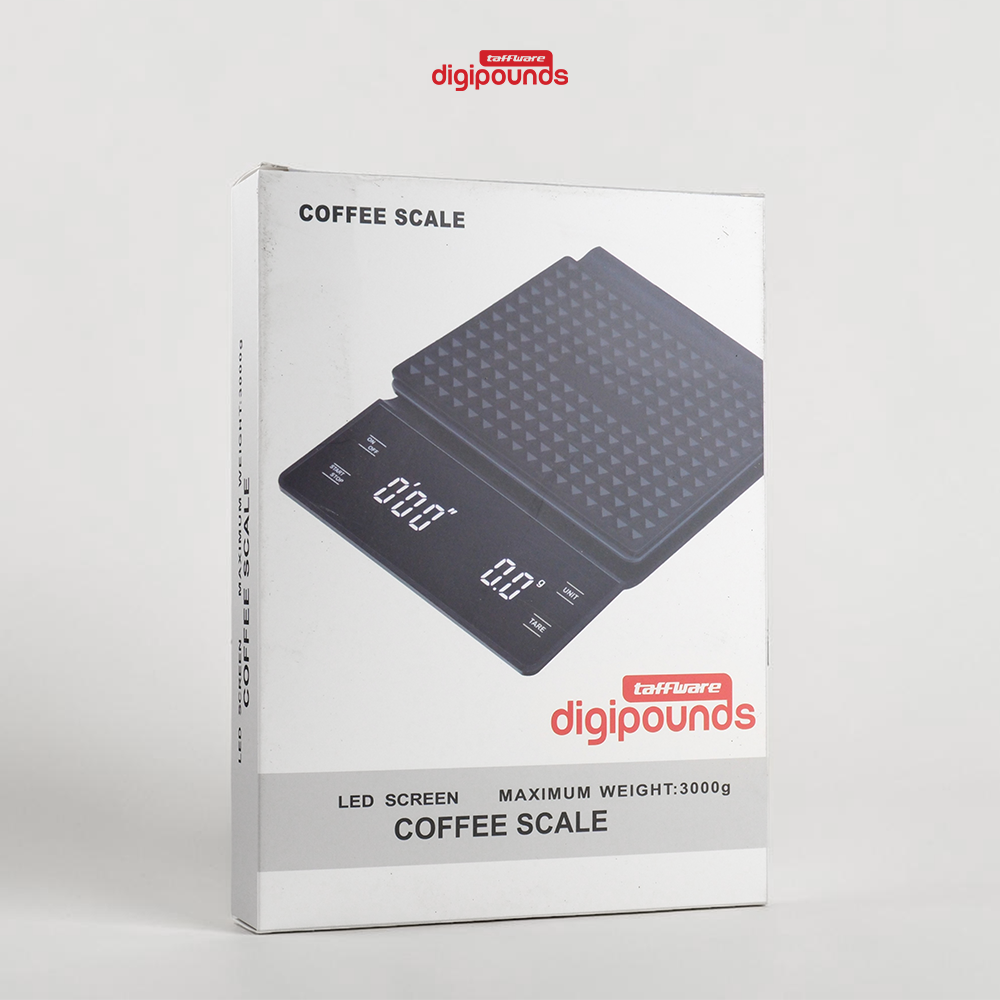 Gambar produk Taffware Digipounds Timbangan Kopi Digital Coffee Scale 0.1-1g 3kg - EK6002 - Kemasan
