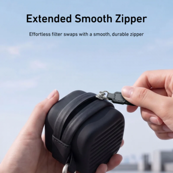 Gambar produk TELESIN Lens Filter Storage Case Action Camera Hard Shell 6 Slot - S6-PRC-29BK - 3