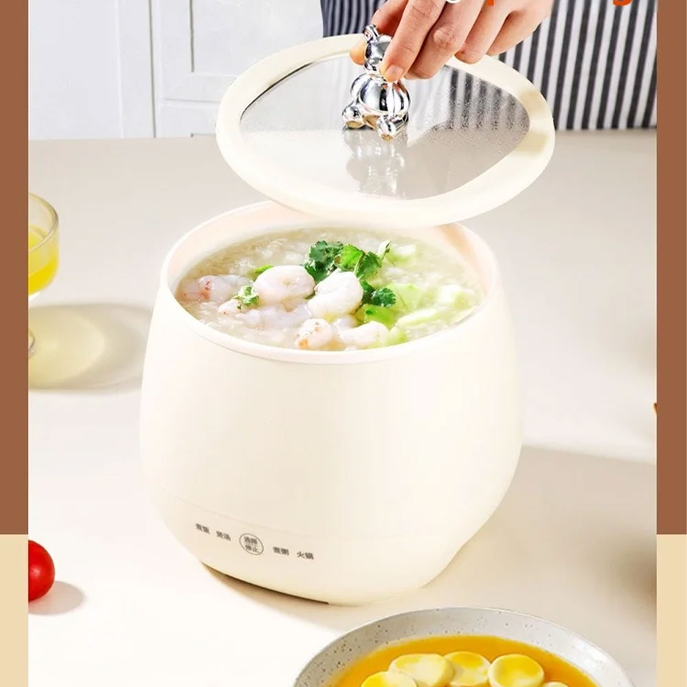 TaffHOME Rice Cooker Mini Penanak Nasi Multifungsi Non Stick 1.8L 450W - JKS16S Gambar produk TaffHOME Rice Cooker Mini Penanak Nasi Multifungsi Non Stick 1.8L 450W - JKS16S - 3