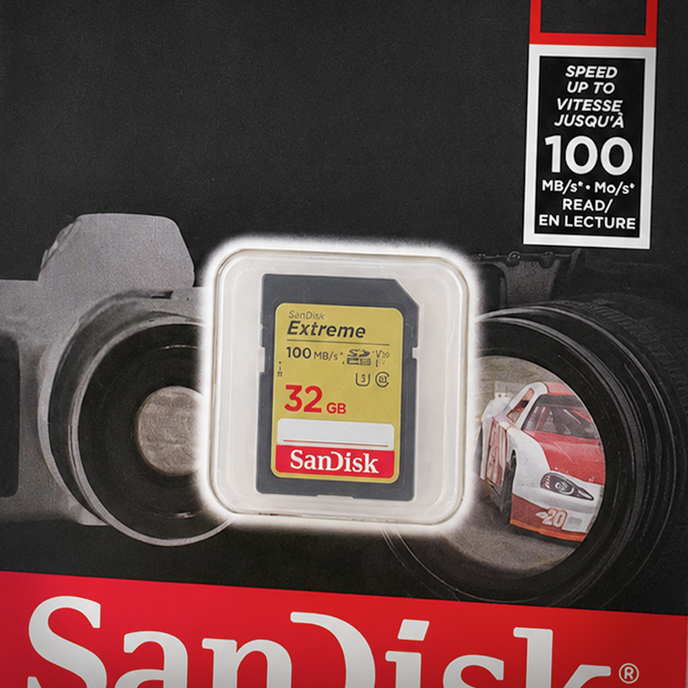 SanDisk Extreme SDHC UHS-I Card Class 10 U3 V30 100MB/s 32GB - SDSDXVT Gambar produk SanDisk Extreme SDHC UHS-I Card Class 10 U3 V30 100MB/s 32GB - SDSDXVT - 1