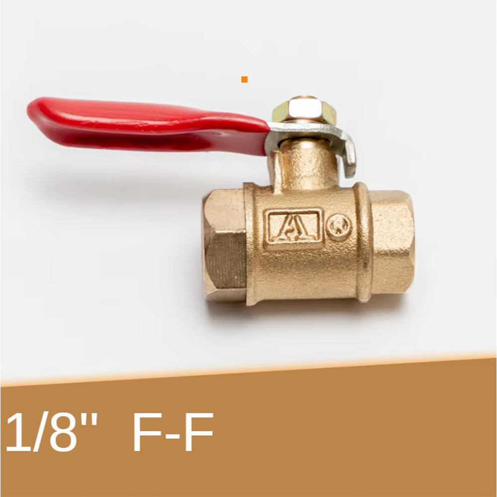 NFJM Ball Valve Stop Keran Mini Copper Gas Water Long Nose Handle Female to Female 1/8 - DN20 Gambar produk NFJM Ball Valve Stop Keran Mini Copper Gas Water Long Nose Handle Female to Female 1/8 - DN20 - Kemasan