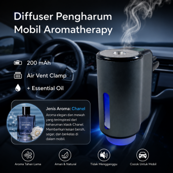 NEBULA Parfum Mobil Otomatis Smart Sensor 200 mAh Car Freshener 10ml - M80