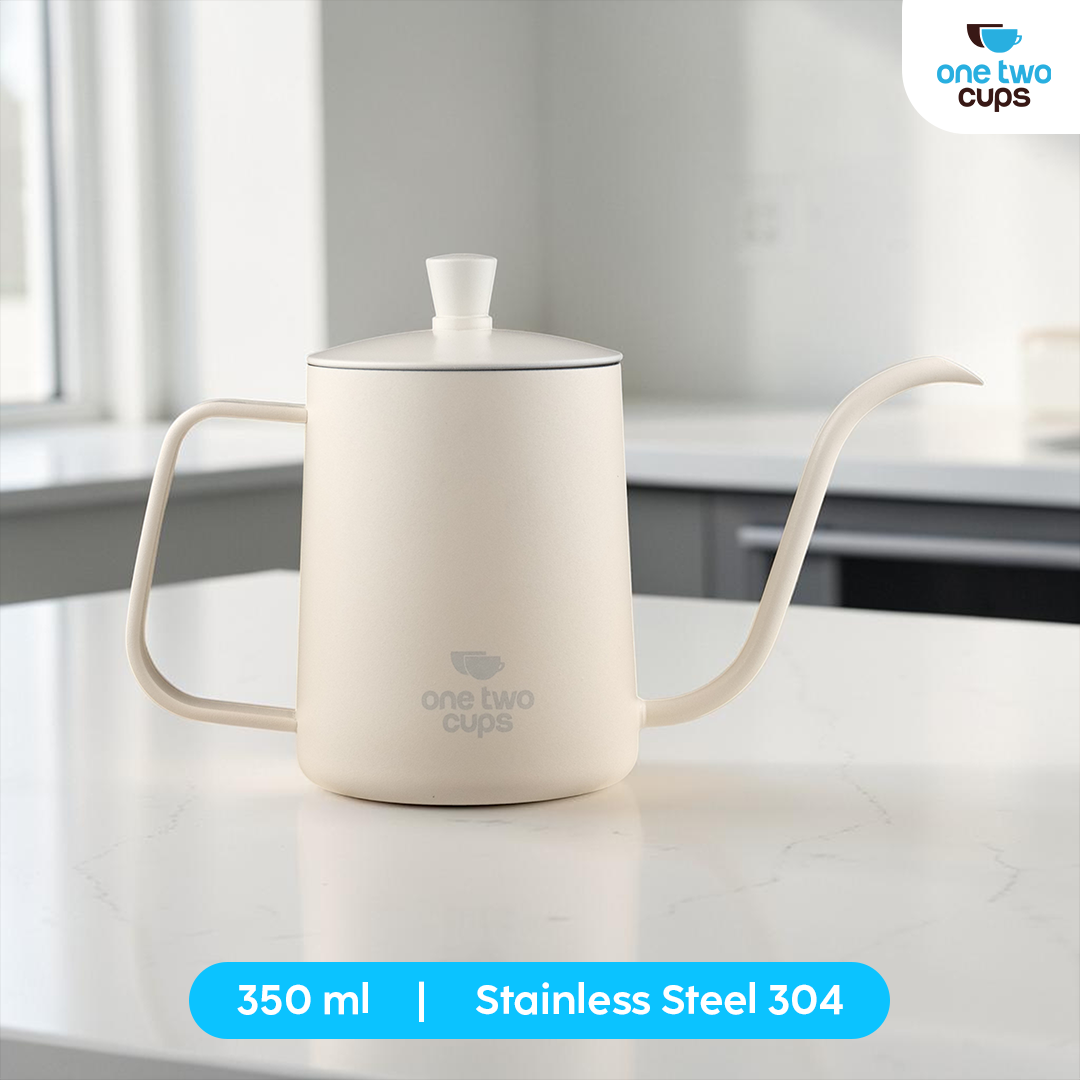 Gambar produk One Two Cups Teko Kopi Leher Angsa Gooseneck Pour Over Kettle 350ml - AA0450 - Utama