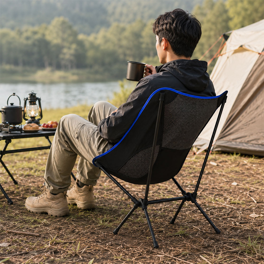 Sutek Kursi Lipat Outdoor Camping Portable Oxford Folding Chair - SF740 Gambar produk Sutek Kursi Lipat Outdoor Camping Portable Oxford Folding Chair - SF740 - 1