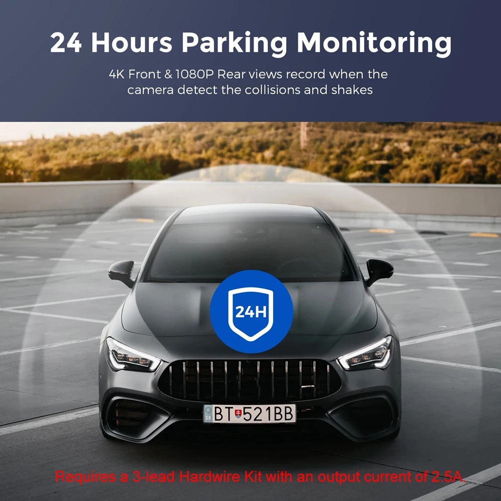 Taffware Dashcam Mobil Detachable Depan Belakang 24H Parking 1080P 4K - V22B Gambar produk Taffware Dashcam Mobil Detachable Depan Belakang 24H Parking 1080P 4K - V22B - Kemasan
