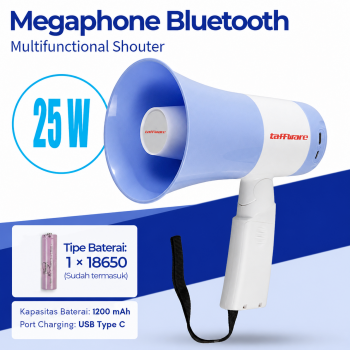Taffware Speaker Toa Sirine Recording 180s Bluetooth USB TF Card 25W - 619FB