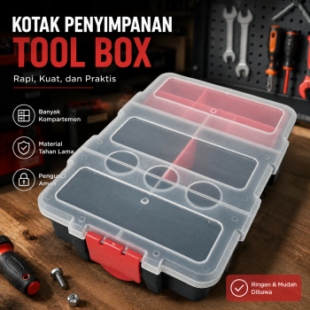 Gambar produk GJK Kotak Penyimpanan Baut Obeng Organizer Tool Box - Z20