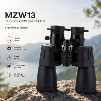 Eyebre Teropong Binocular Telescope Outdoor FMC BAK4 Prism 10-30x50 - MZW13