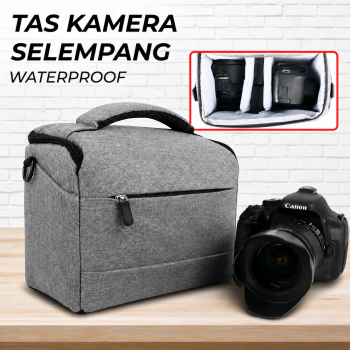 Fottos Tas Kamera Selempang DSLR Waterproof with Rain Cover - A07