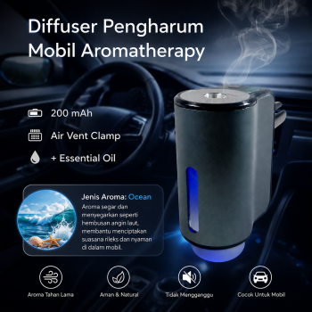 NEBULA Parfum Mobil Otomatis Smart Sensor 200 mAh Car Freshener 10ml - M80