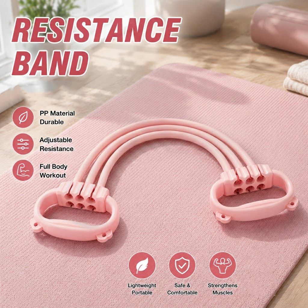 KASO Resistance Band Elastic Adjustable Yoga Pilates 6 Tube - RD-20 Gambar produk KASO Resistance Band Elastic Adjustable Yoga Pilates 6 Tube - RD-20 - Utama